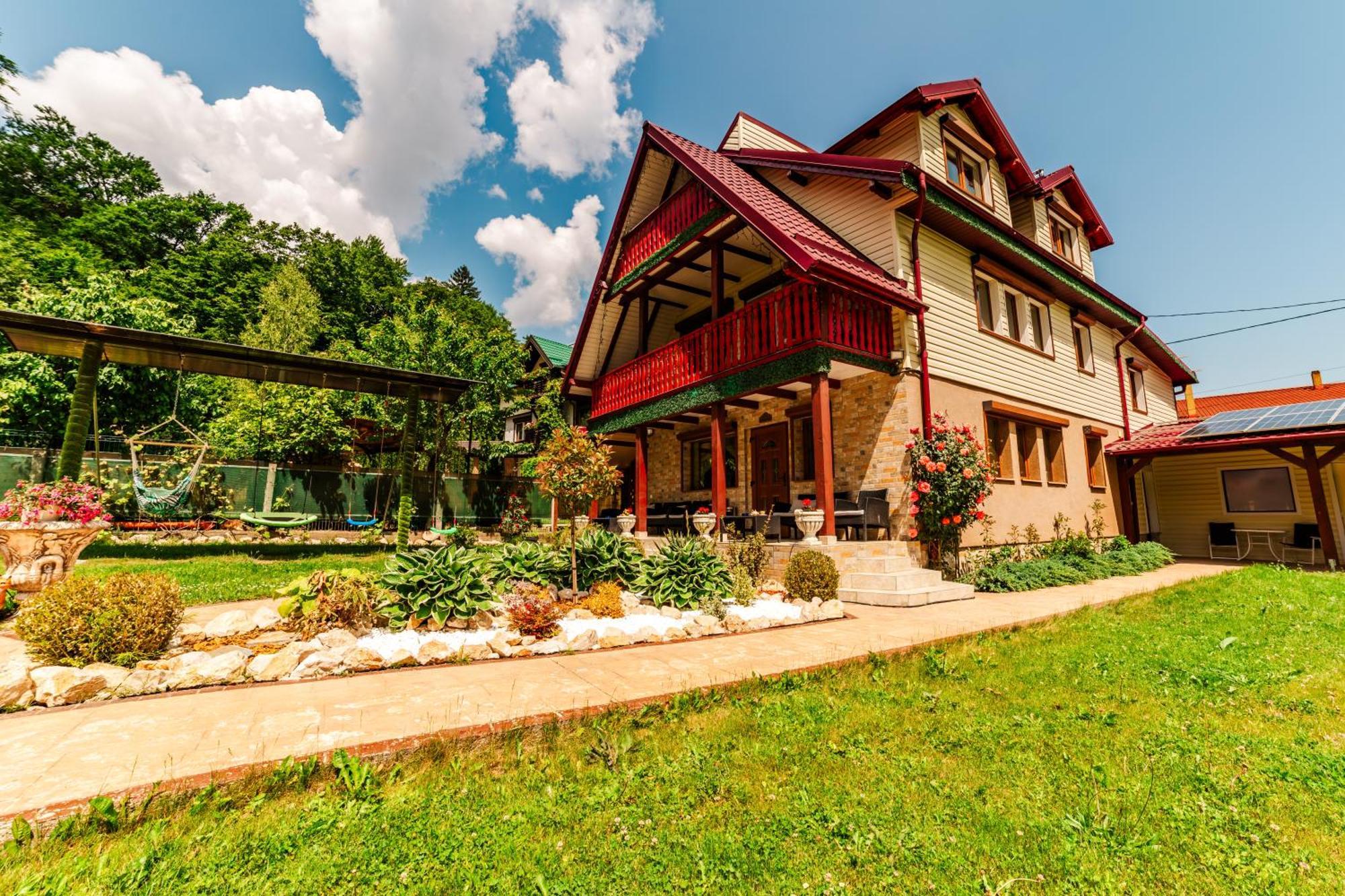 ブラショフ Casa Poiana Soareluiヴィラ エクステリア 写真