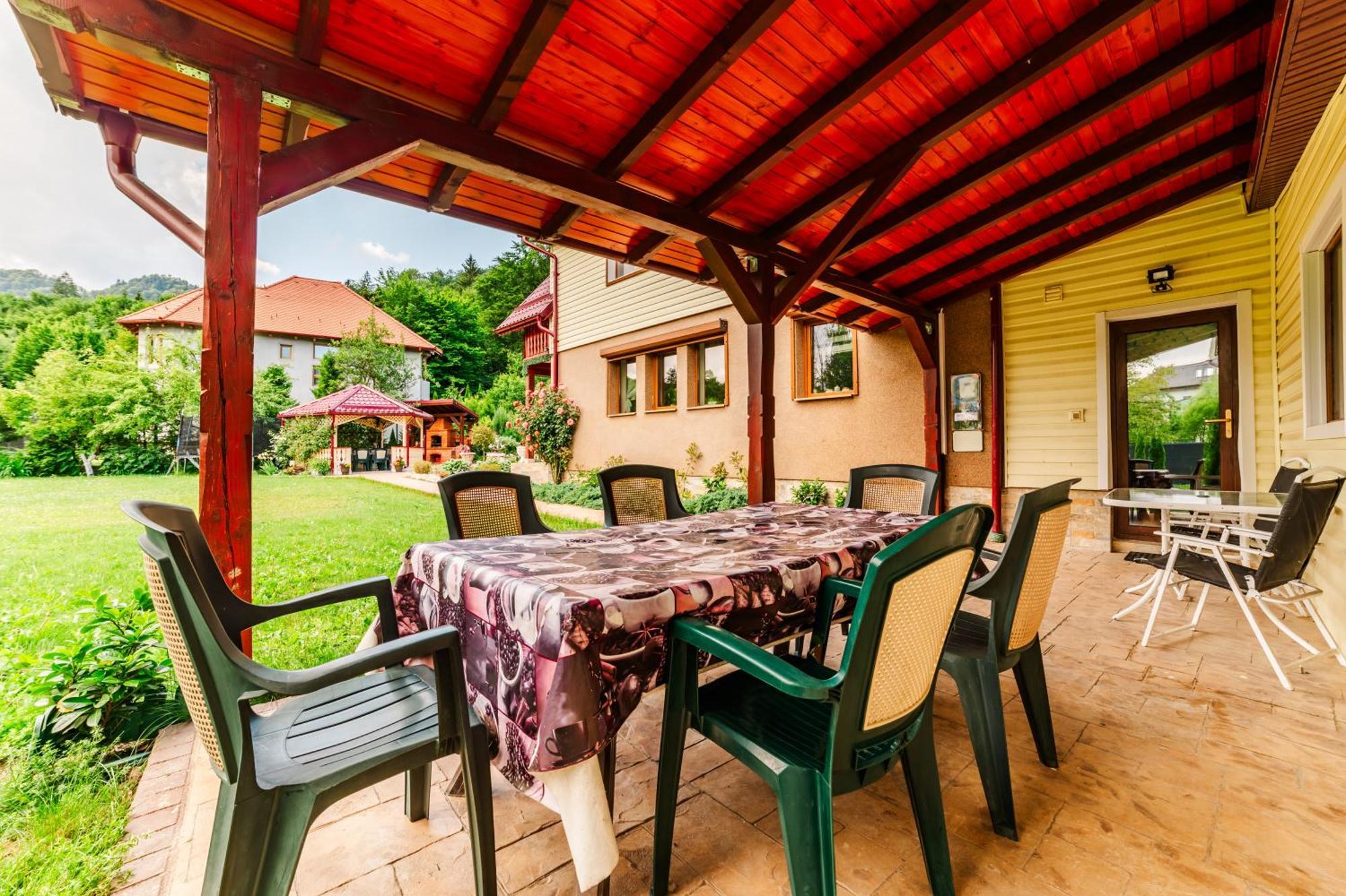 ブラショフ Casa Poiana Soareluiヴィラ エクステリア 写真
